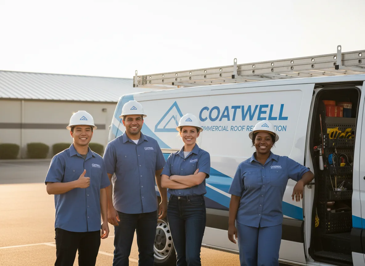 Commercial roof coating company in Fossil, OR